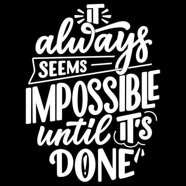 Motivational quote - T-shirt design  Thumbnail